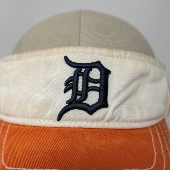 Forty Seven Brand Mens Sun Visor Strapback Cap Embroidered D Logo Orange OS - Picture 4 of 12